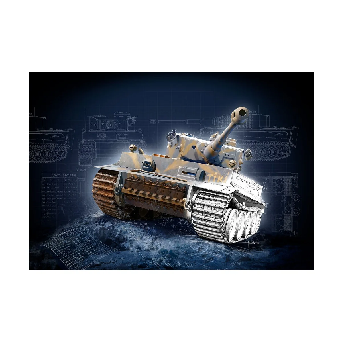 Geschenkset PzKpfw. VI Tiger I Ausf. E, 1/72 - Revell 05609 Geschenkset PzKpfw. VI Tiger I Ausf. E, 1/72 - Revell 05609