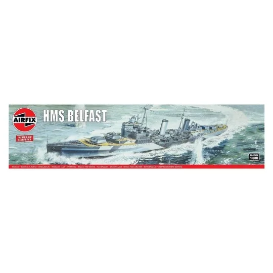 HMS Belfast, Vintage Classics, 1/600 - Airfix A04212V