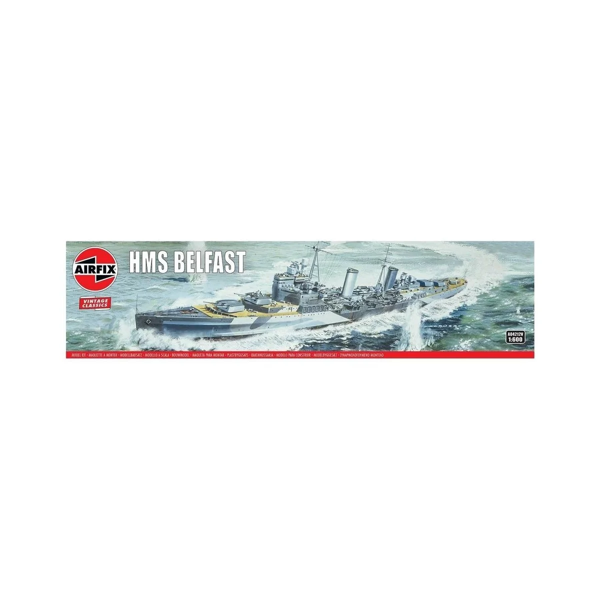 HMS Belfast, Vintage Classics, 1/600 - Airfix A04212V