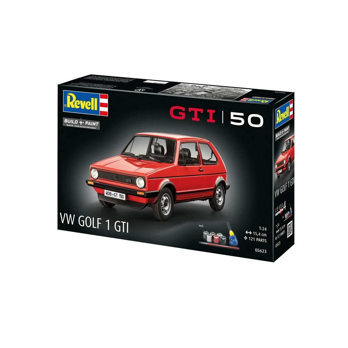 Geschenkset 50 Jahre VW Golf 1 GTi, 1/24 - Revell 05623