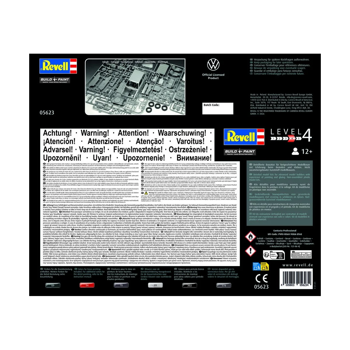 Geschenkset 50 Jahre VW Golf 1 GTi, 1/24 - Revell 05623