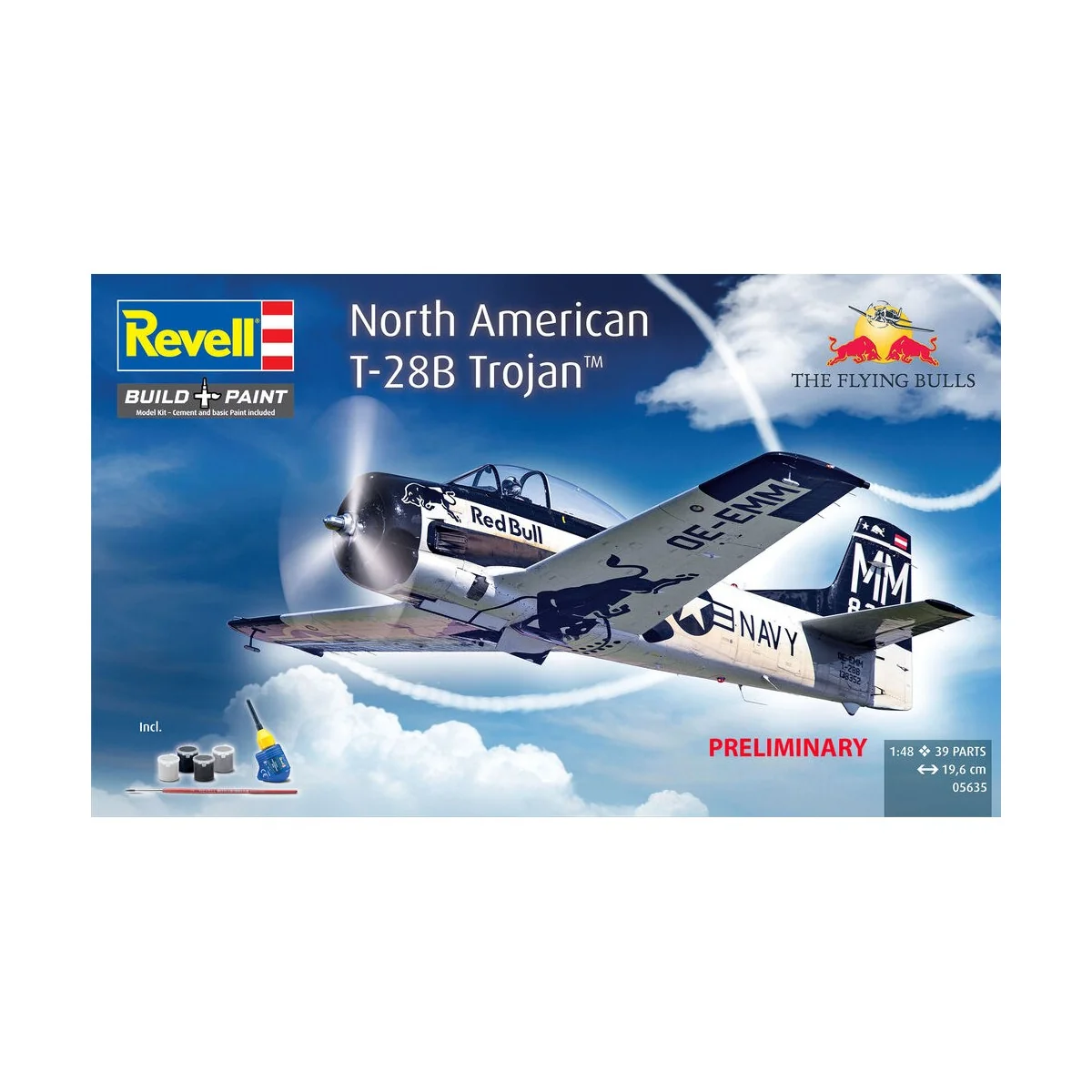 Geschenkset Flying Bulls T-28B Trojan - Revell 05635