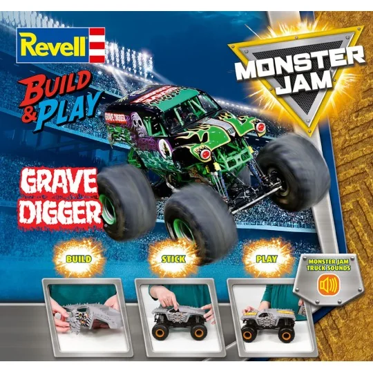 Build & Play: Monster Jam Grave Digger, 1/25 - Revell 06560
