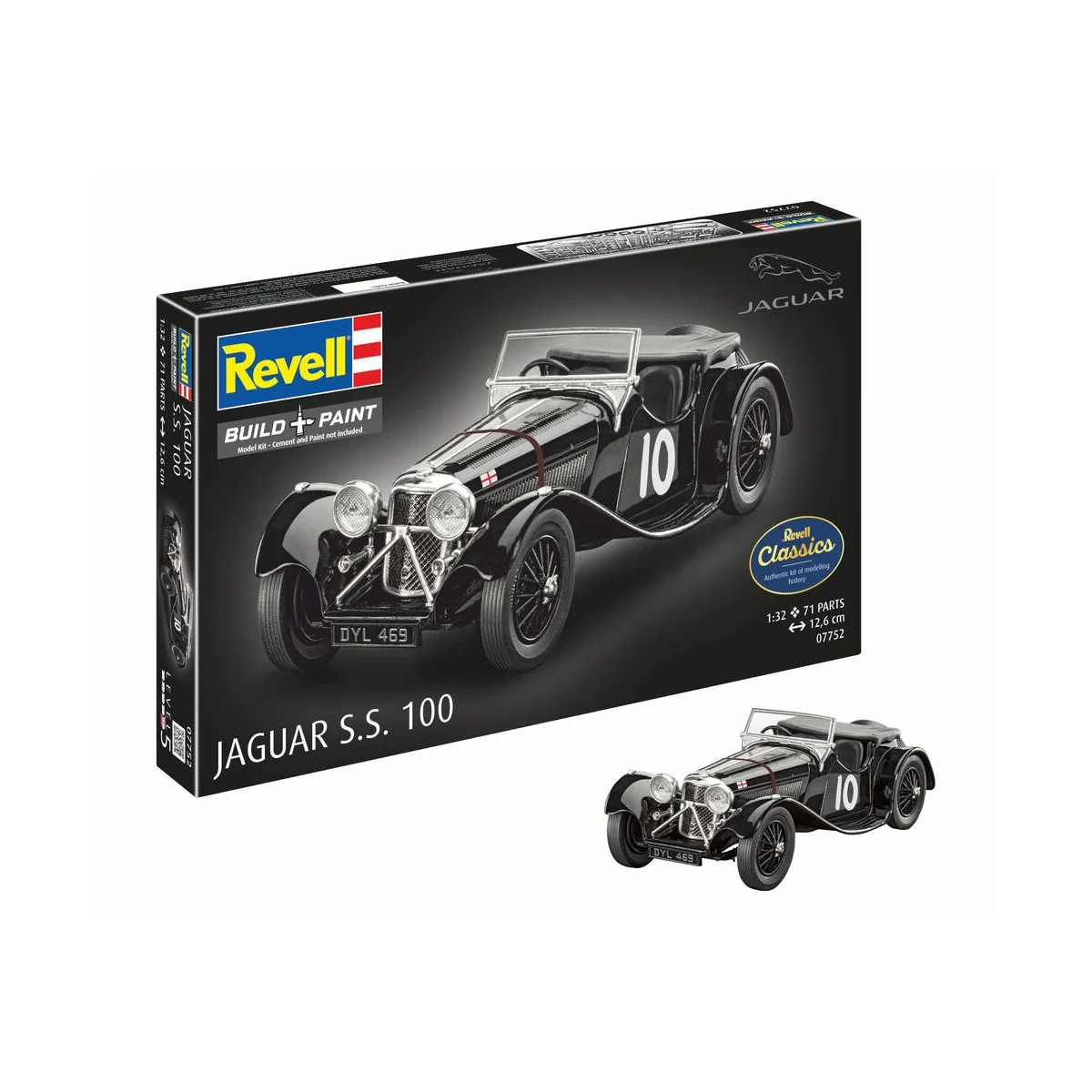 Jaguar SS 100, 1/32 - Revell 07752