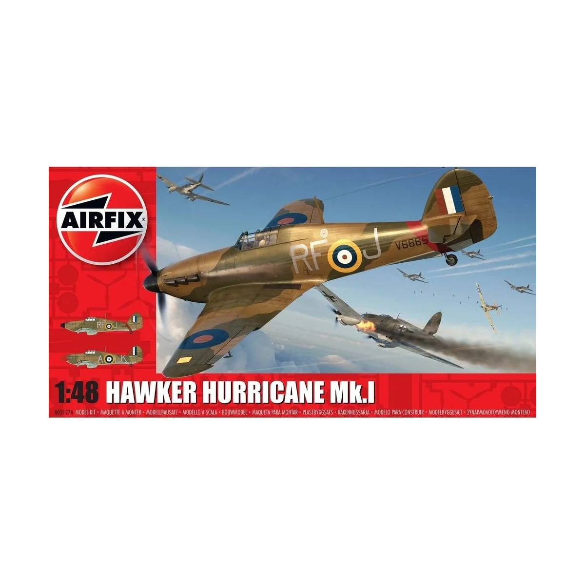 Hawker Hurricane Mk.1, 1/48 - Airfix A05127A Hawker Hurricane Mk.1, 1/48 - Airfix A05127A