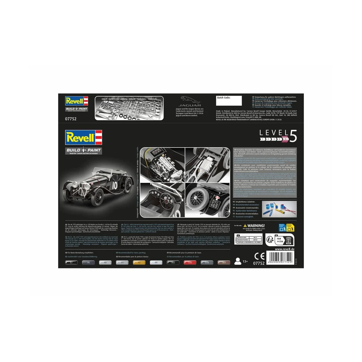 Jaguar SS 100, 1/32 - Revell 07752