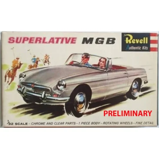 MGB Roadster - 75 Years Plastic Modelling, 1/32 - Revell 07753 MGB Roadster - 75 Years Plastic Modelling, 1/32 - Revell 07753