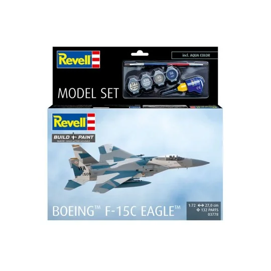 Model Set Boeing F-15C Eagle, 1/72 - Revell 63778 Model Set Boeing F-15C Eagle, 1/72 - Revell 63778