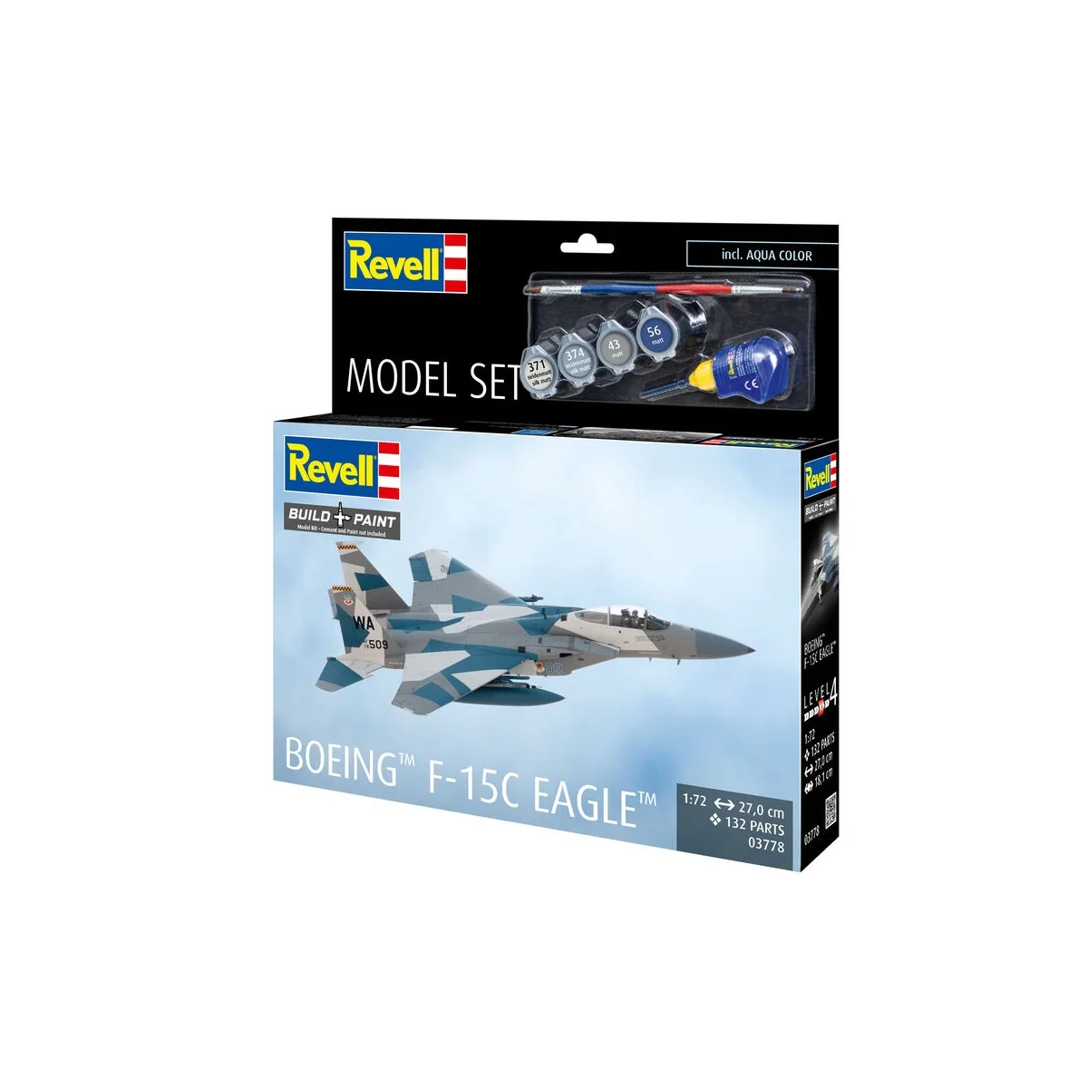 Model Set Boeing F-15C Eagle, 1/72 - Revell 63778 Model Set Boeing F-15C Eagle, 1/72 - Revell 63778