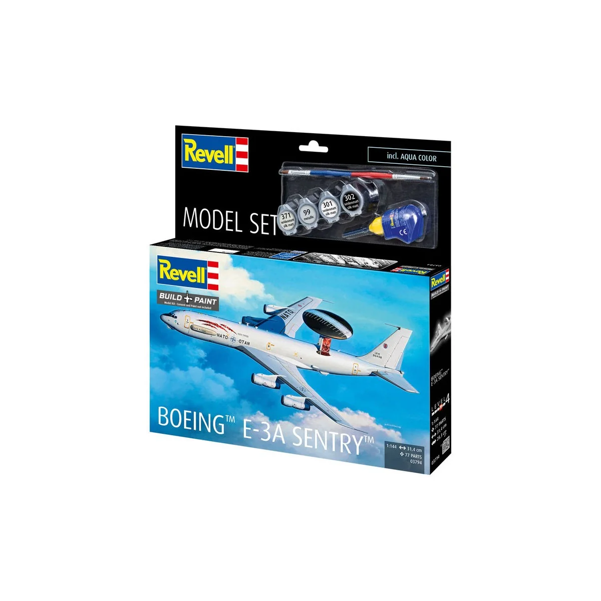 Model Set Boeing E-3A, 1/144 - Revell 63794 Model Set Boeing E-3A, 1/144 - Revell 63794