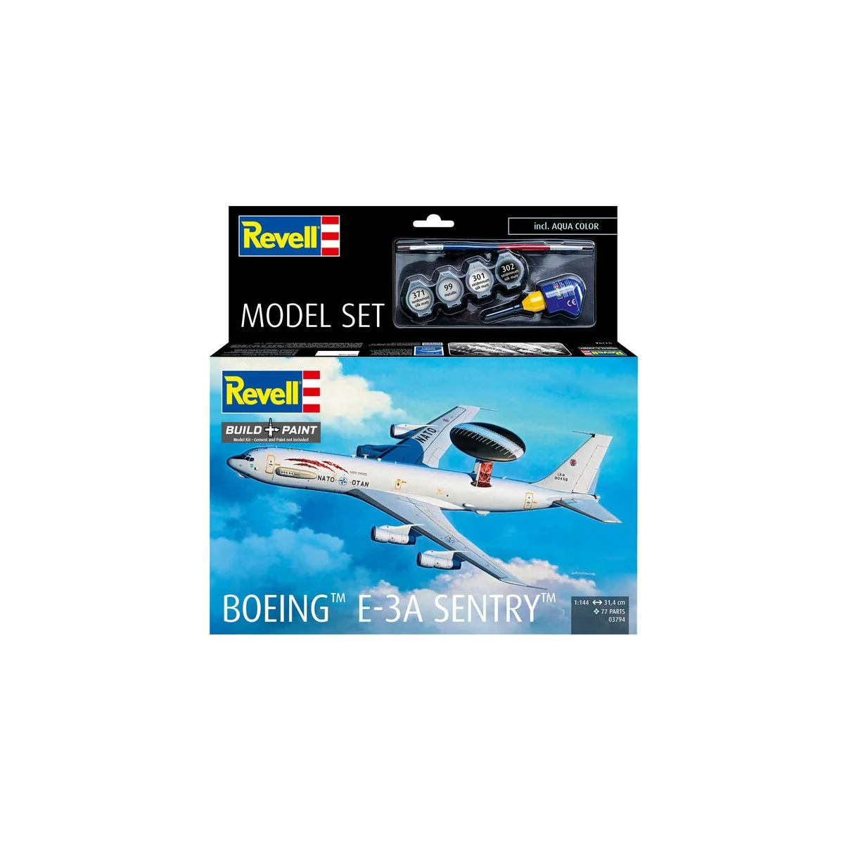 Model Set Boeing E-3A, 1/144 - Revell 63794 Model Set Boeing E-3A, 1/144 - Revell 63794