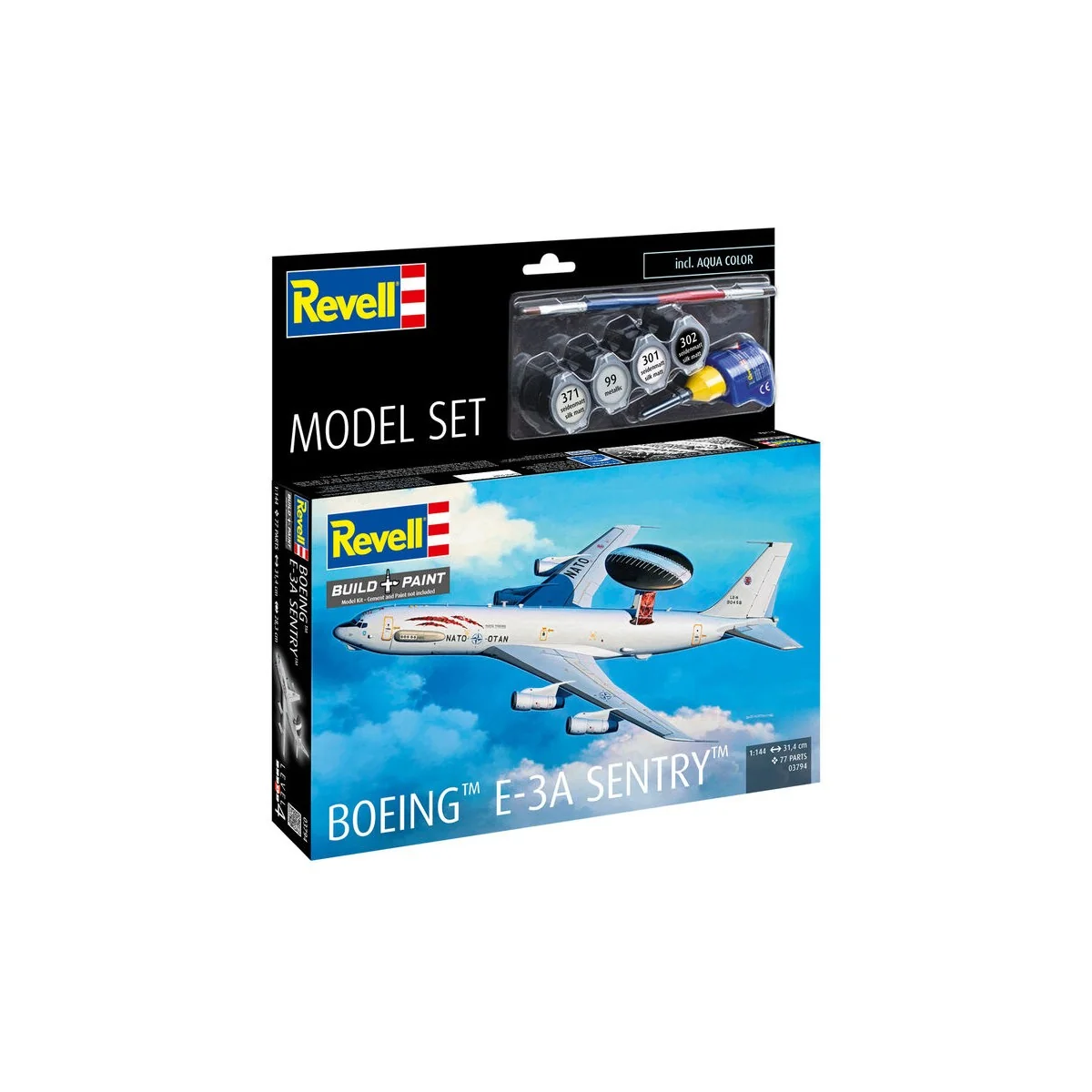 Model Set Boeing E-3A, 1/144 - Revell 63794 Model Set Boeing E-3A, 1/144 - Revell 63794