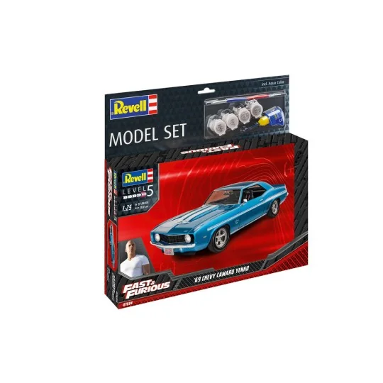 Model Set F&F 1969 Chevy Camaro Yenko, 1/25 - Revell 67694