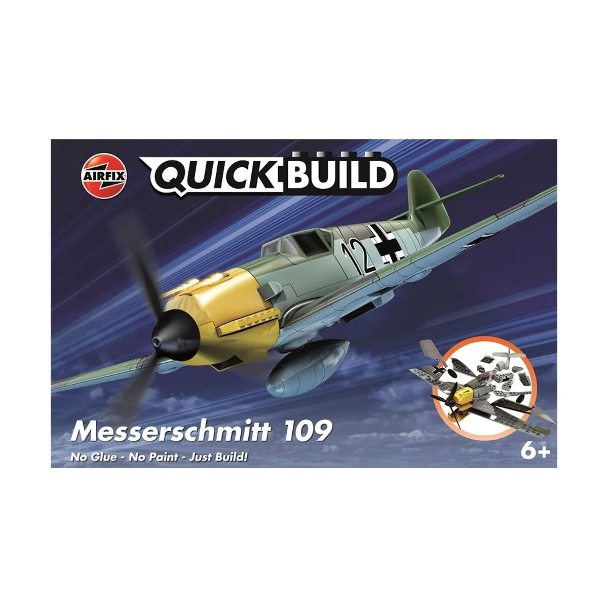 QUICKBUILD Messerschmitt 109 - Airfix J6001 QUICKBUILD Messerschmitt 109 - Airfix J6001