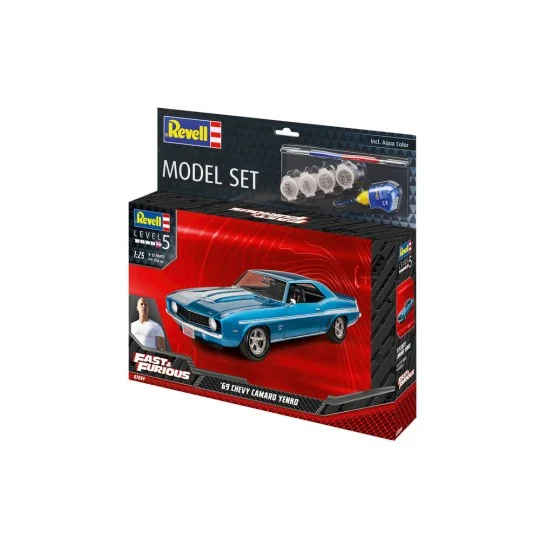 Model Set F&F 1969 Chevy Camaro Yenko, 1/25 - Revell 67694