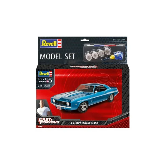 Model Set F&F 1969 Chevy Camaro Yenko, 1/25 - Revell 67694