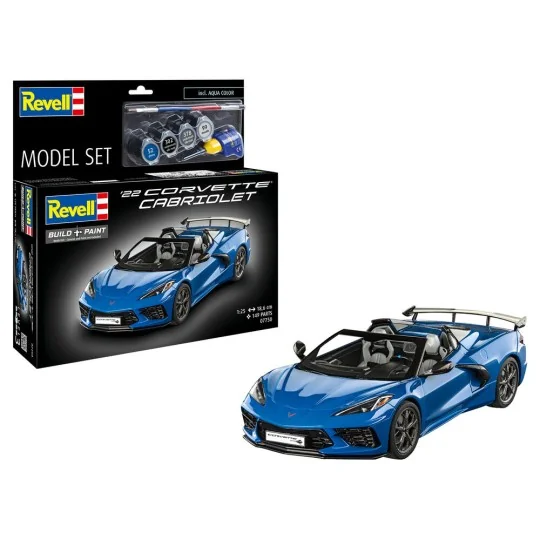 Model Set Corvette C8 Cabriolet, 1/25 - Revell 67750