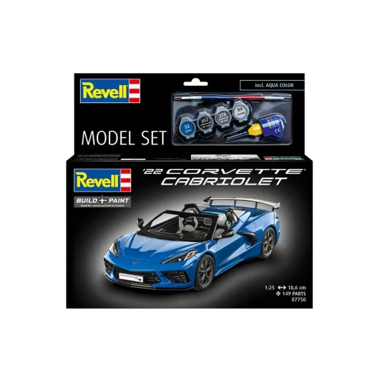 Model Set Corvette C8 Cabriolet, 1/25 - Revell 67750