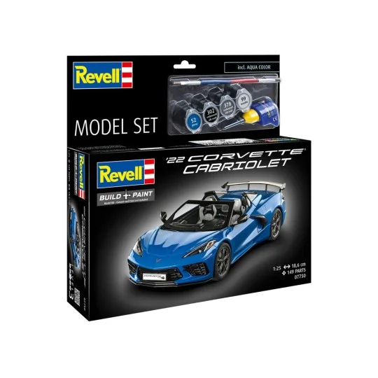 Model Set Corvette C8 Cabriolet, 1/25 - Revell 67750