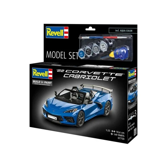 Model Set Corvette C8 Cabriolet, 1/25 - Revell 67750