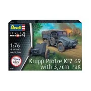 Starter Kit Krupp Protze KFZ 69 with 3, 7cm Pak, 1/76 - Revell 73344 Starter Kit Krupp Protze KFZ 69 with 3, 7cm Pak, 1/76 - Revell 73344