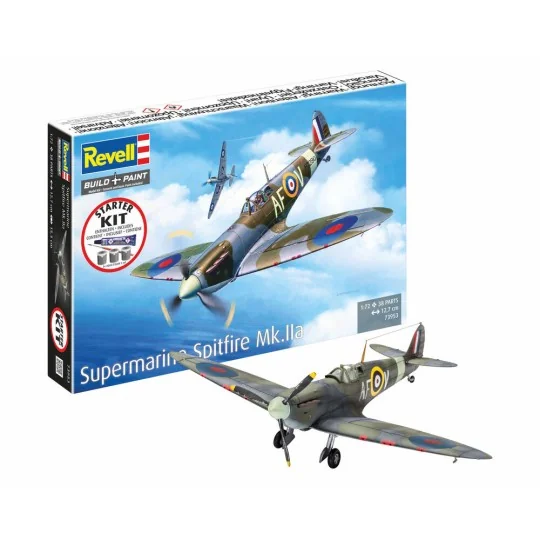 Starter Kit Spitfire Mk.IIa, 1/72 - Revell 73953