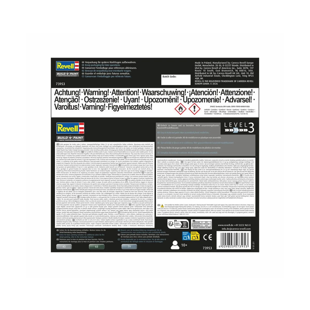 Starter Kit Spitfire Mk.IIa, 1/72 - Revell 73953