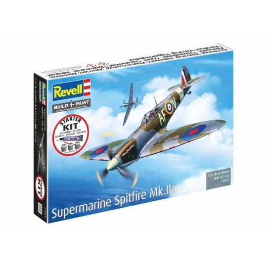Starter Kit Spitfire Mk.IIa, 1/72 - Revell 73953