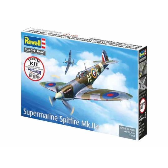 Starter Kit Spitfire Mk.IIa, 1/72 - Revell 73953