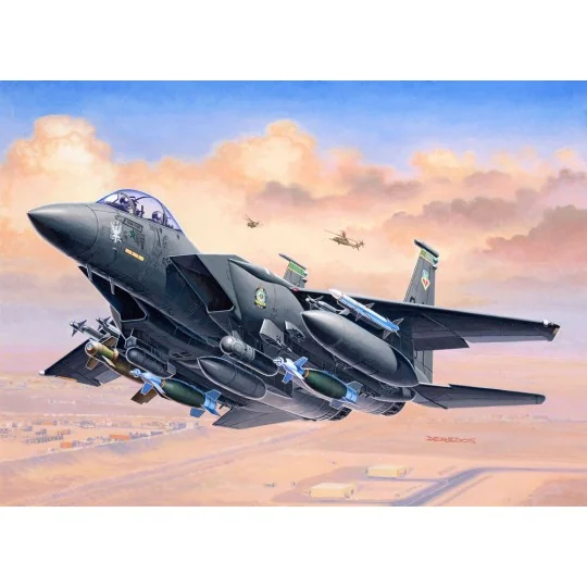 Starter Kit F-15E Strike Eagle & bombs, 1/144 - Revell 73972