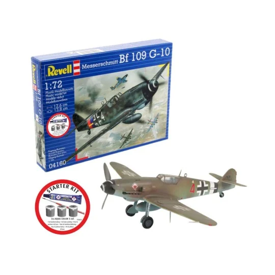 Starter Kit Messerschmitt Bf-109, 1/72 - Revell 74160