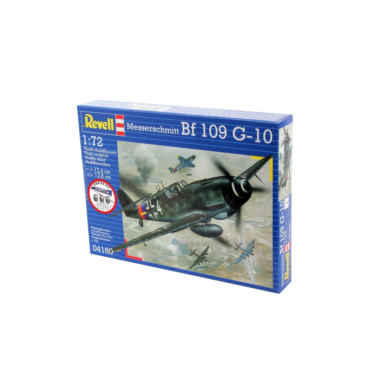 Starter Kit Messerschmitt Bf-109, 1/72 - Revell 74160