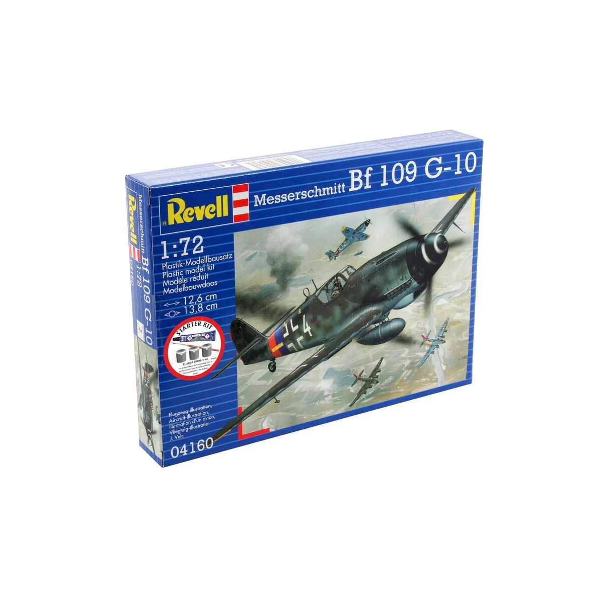 Starter Kit Messerschmitt Bf-109, 1/72 - Revell 74160