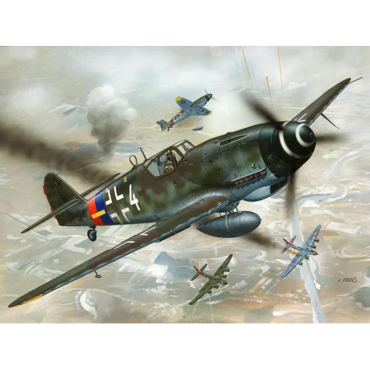 Starter Kit Messerschmitt Bf-109, 1/72 - Revell 74160
