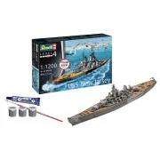 Starter Kit Battleship USS New Jersey, 1/1200 - Revell 75183