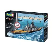 Starter Kit Battleship USS New Jersey, 1/1200 - Revell 75183
