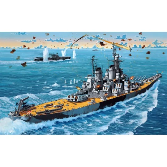 Starter Kit Battleship USS New Jersey, 1/1200 - Revell 75183