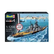 Starter Kit Battleship USS New Jersey, 1/1200 - Revell 75183