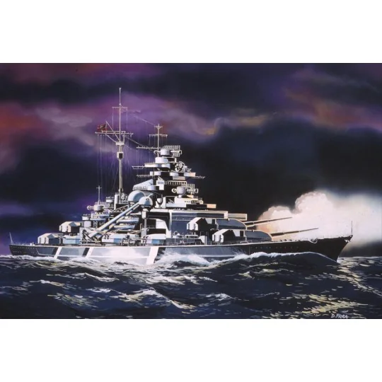 Starter Kit Bismarck, 1/1200 - Revell 75802
