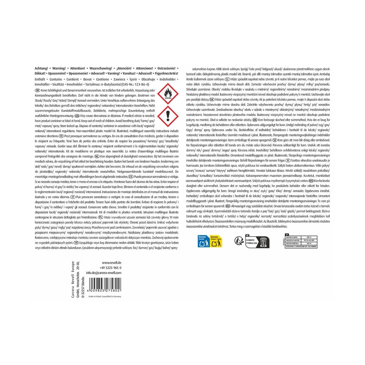 Starter Kit Bismarck, 1/1200 - Revell 75802