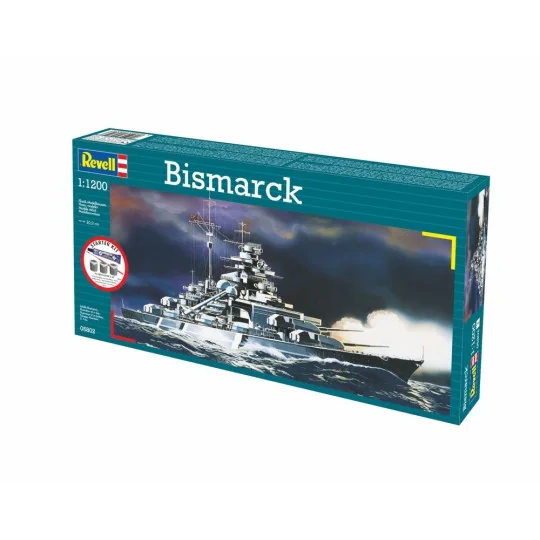 Starter Kit Bismarck, 1/1200 - Revell 75802