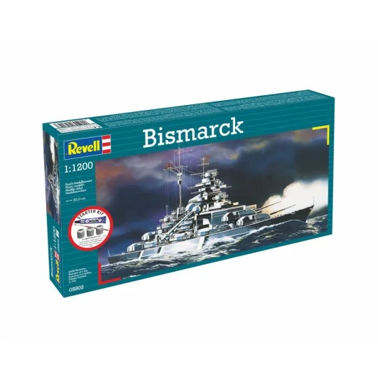 Starter Kit Bismarck, 1/1200 - Revell 75802