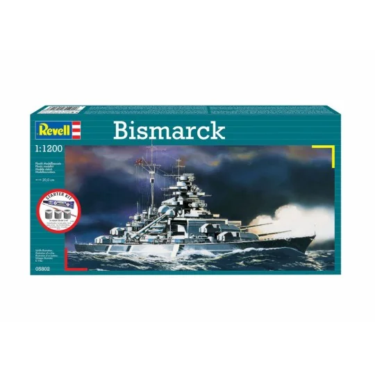 Starter Kit Bismarck, 1/1200 - Revell 75802