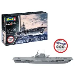Starter Kit USS Enterprise CV-6, 1/1200 - Revell 75824