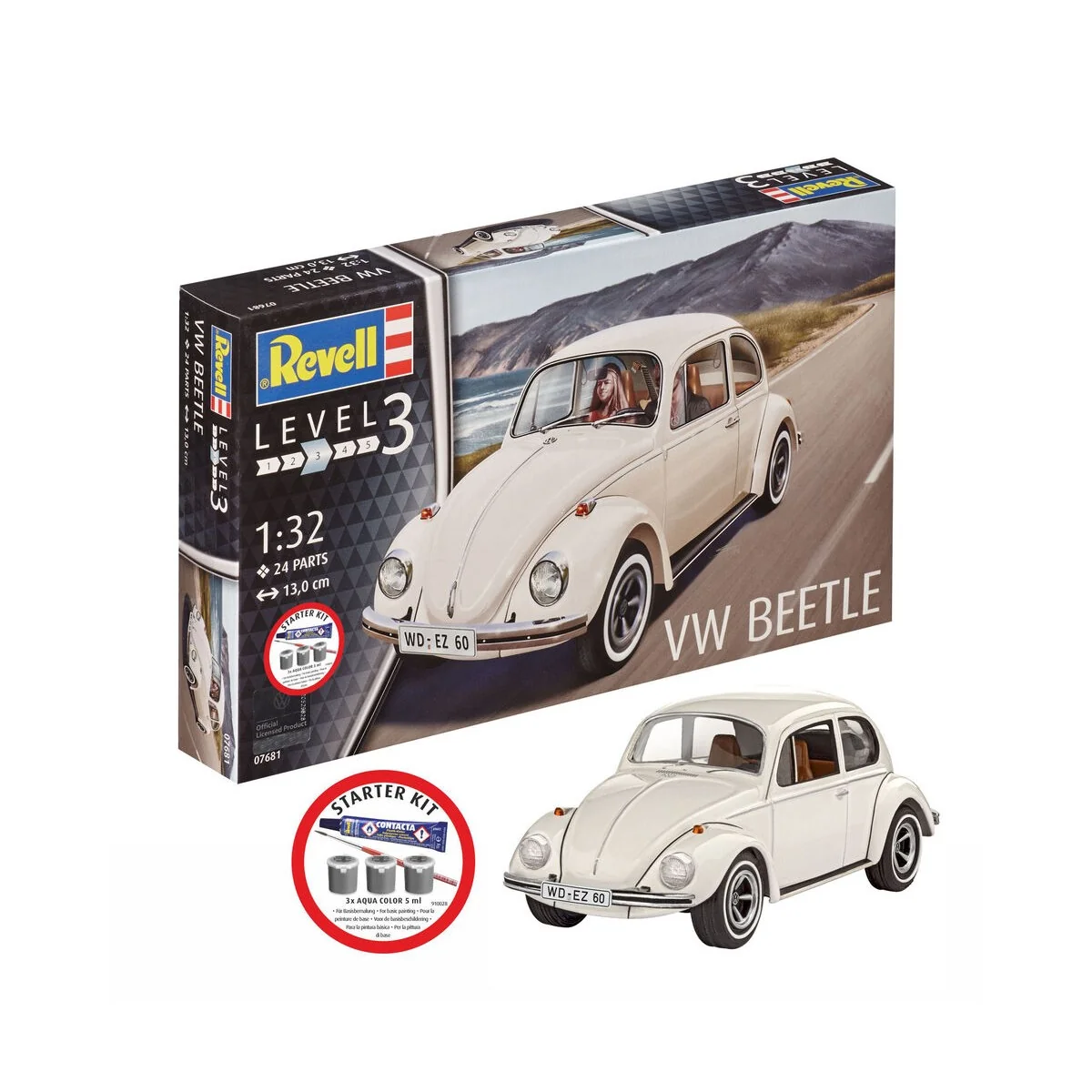 Starter Kit VW Beetle, 1/32 - Revell 77681 Starter Kit VW Beetle, 1/32 - Revell 77681