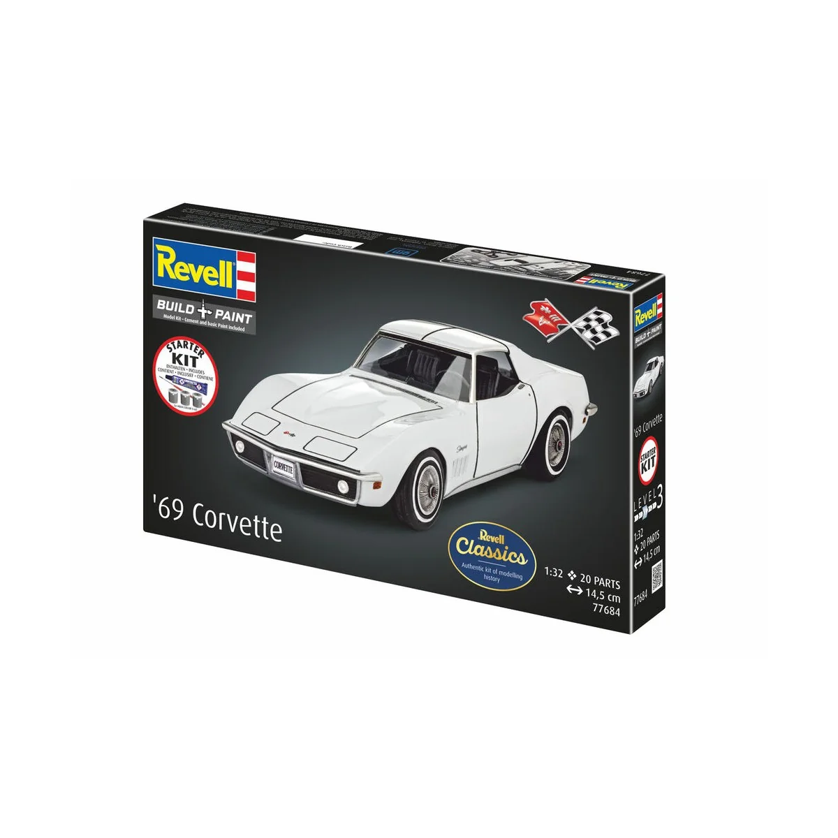 Starter Kit Corvette C3, 1/32 - Revell 77684 Starter Kit Corvette C3, 1/32 - Revell 77684