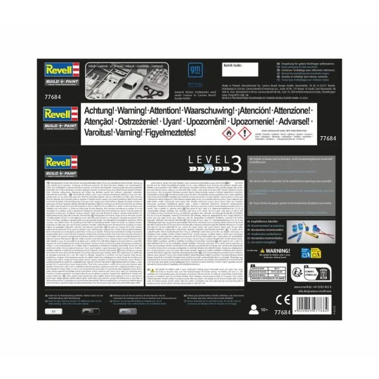 Starter Kit Corvette C3, 1/32 - Revell 77684 Starter Kit Corvette C3, 1/32 - Revell 77684