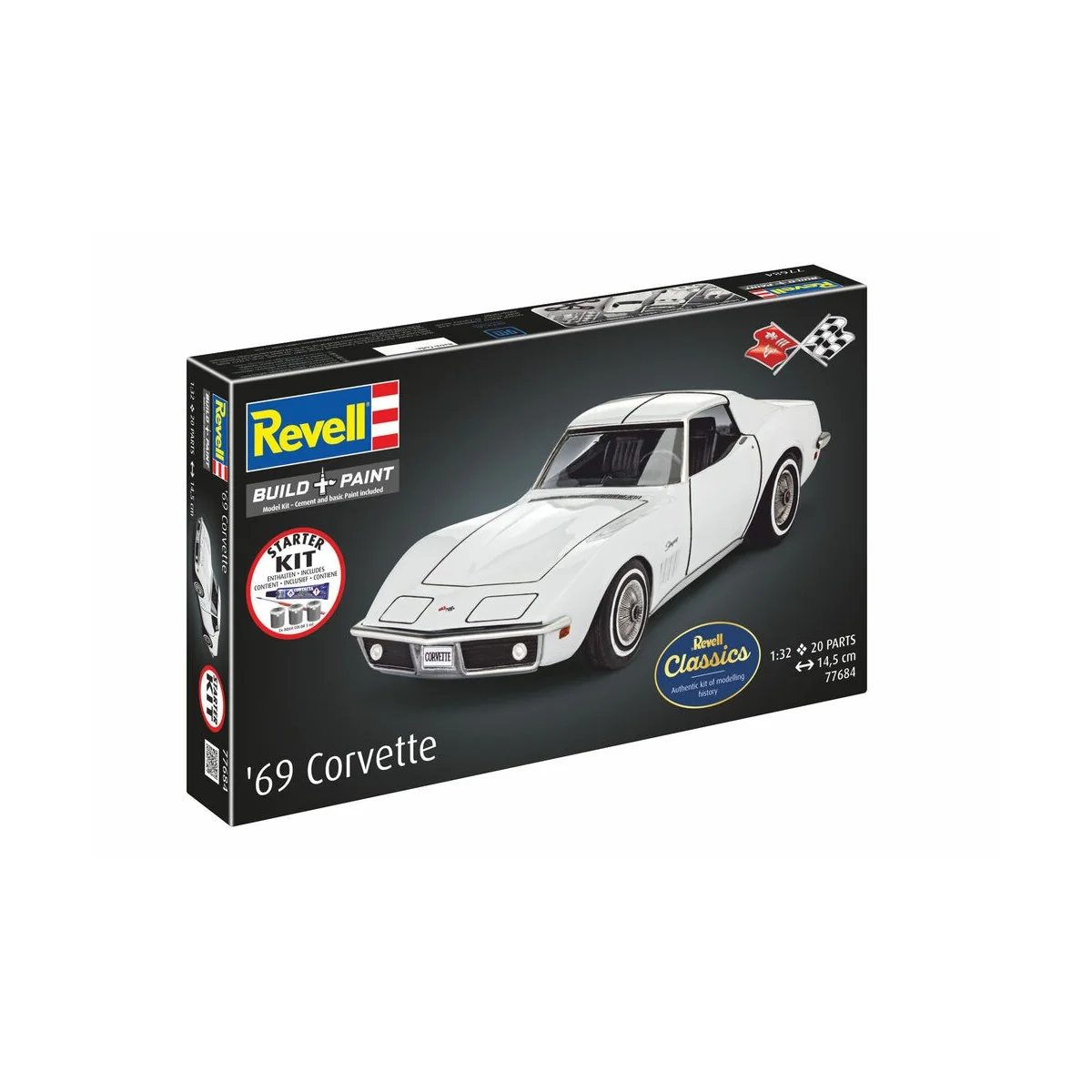 Starter Kit Corvette C3, 1/32 - Revell 77684 Starter Kit Corvette C3, 1/32 - Revell 77684