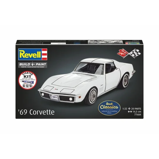 Starter Kit Corvette C3, 1/32 - Revell 77684 Starter Kit Corvette C3, 1/32 - Revell 77684