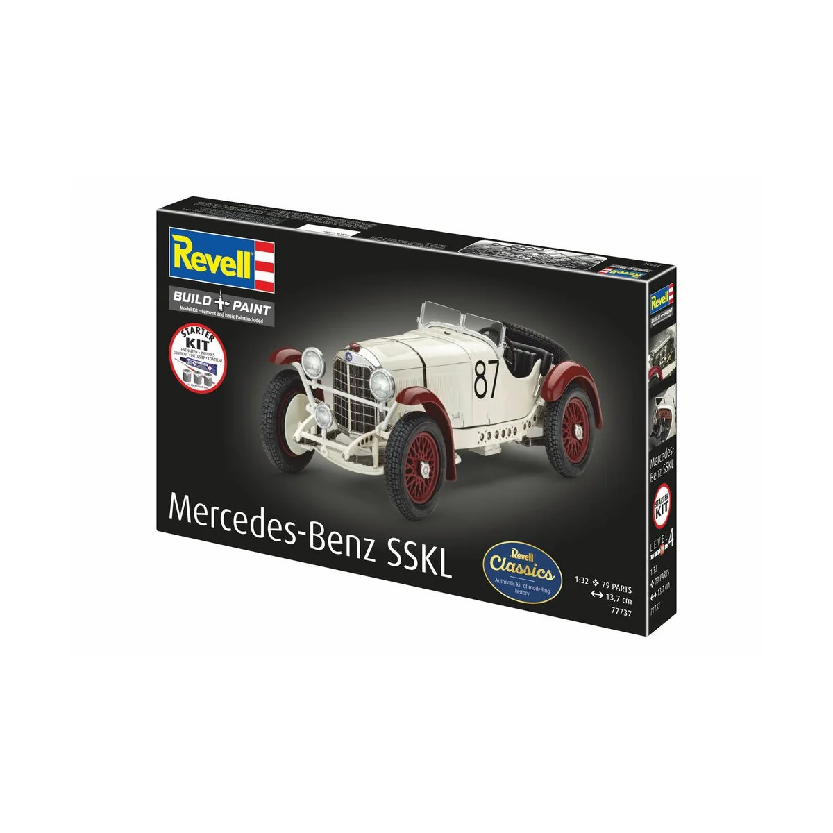 Starter Kit Mercedes-Benz SSKL, 1/32 - Revell 77737